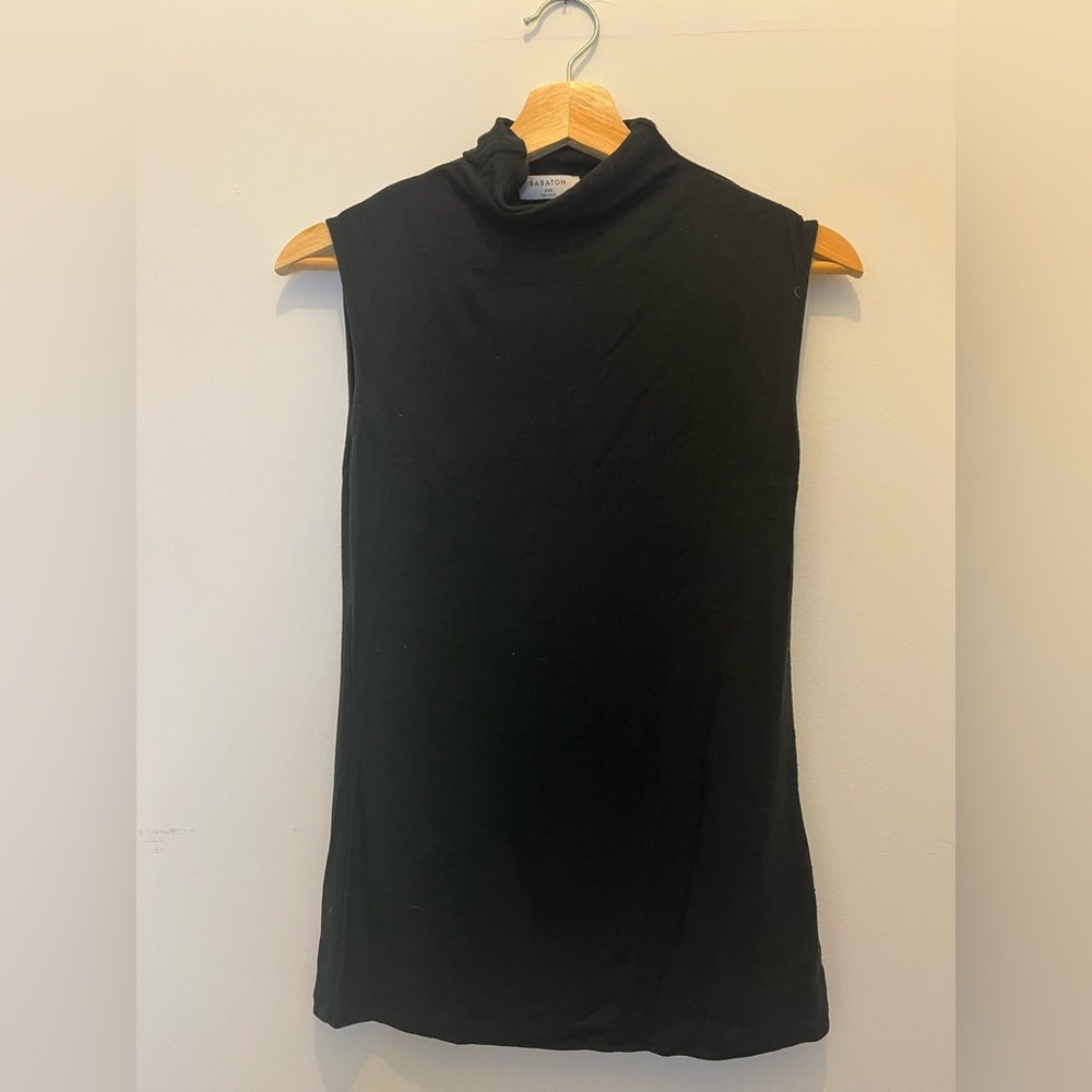 Babaton Mockneck Ribbed Tank